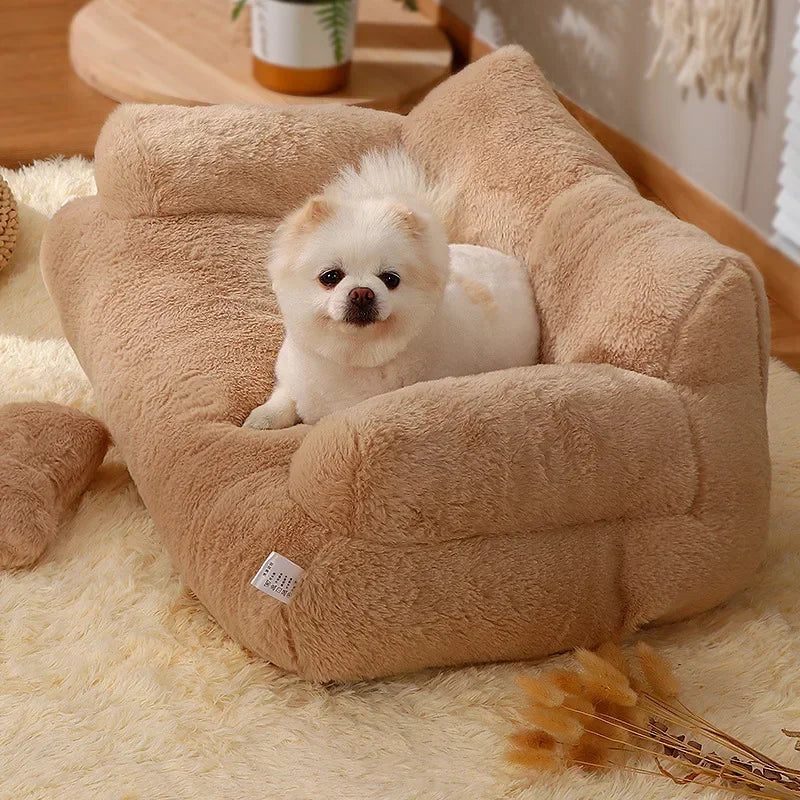 Cat Bed House Plush Dog Sofa Beds Washable Warm Pet Dog Nest Cat Beds Sofa Comfortable Cats Cushion Dog Sleep Winter Furniture